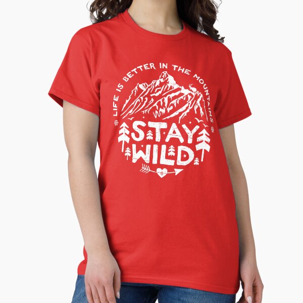 Stay Wild white T-Shirt