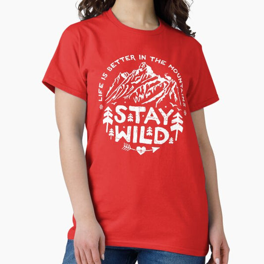 Stay Wild white T-Shirt