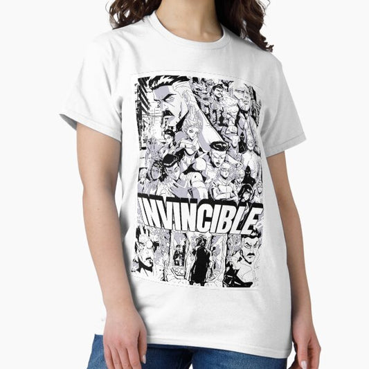 Invincible Manga Page Style T-Shirt
