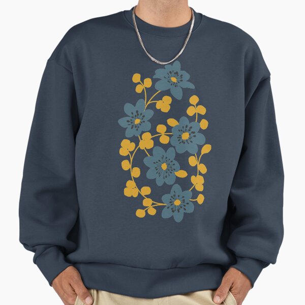 Floral pattern. Hepatica flowers Sweatshirt