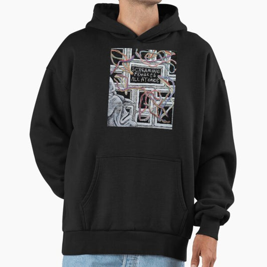 All Atonce Screaming Womens Hoodie
