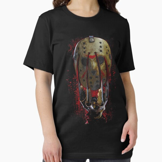 Freddy Vs Jason Mask And Claws T-Shirt