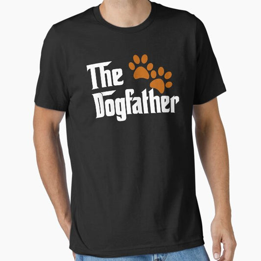 Cool Dog Dad Dog Father Shirt The DogFather T-Shirt