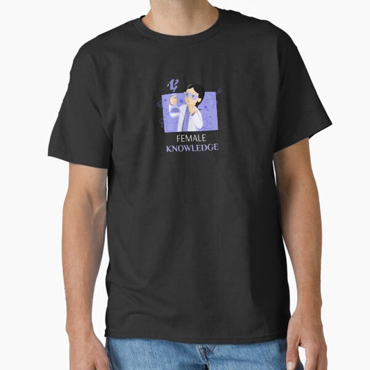 Female Knowledge Fun Science T-Shirt