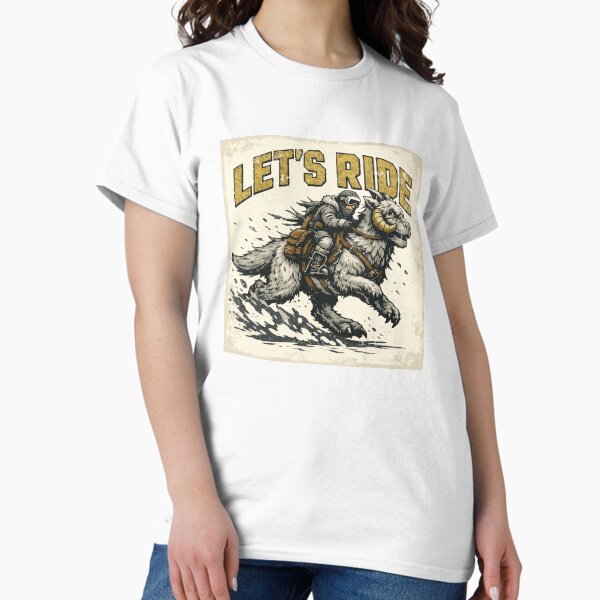 Tauntaun Rider Fan Art – Let's Ride T-Shirt