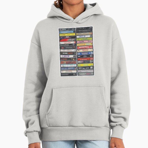 1980s Movie Songs - Cassette Print - '80s Cinema Tracks Hoodie
