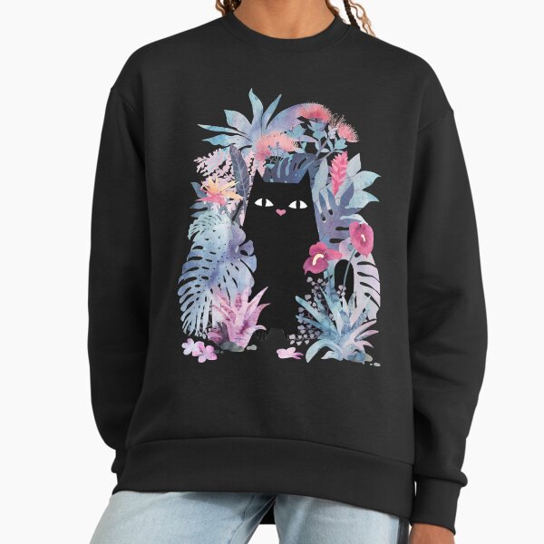 Popoki (Pastel Black Velvet) Sweatshirt