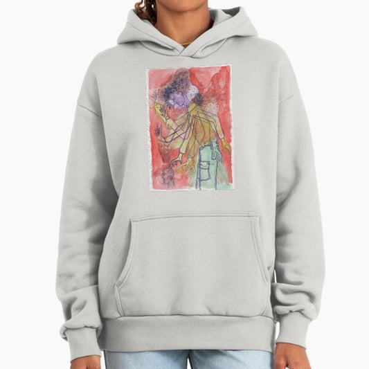 My Multiple Hang Ups drawing by Luke Foster Hoodie
