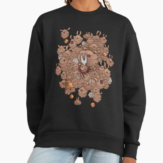 Hornet’s Rest | Hollow Knight Silksong Fleas Seamless Pattern Sweatshirt