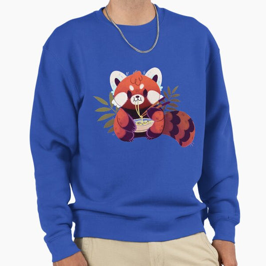 Red Panda Eating Ramen Sweatshirt