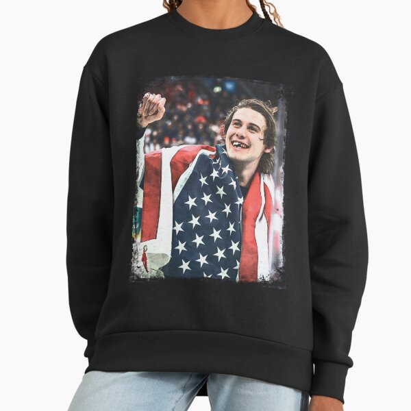Jack Hughes Golden Goal USA Hockey Sweatshirt