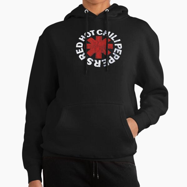 Black Hot Peppers Rock Band Graphic New Hoodie