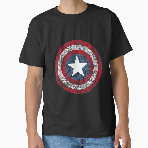 Captain Shield Comic T-Shirt