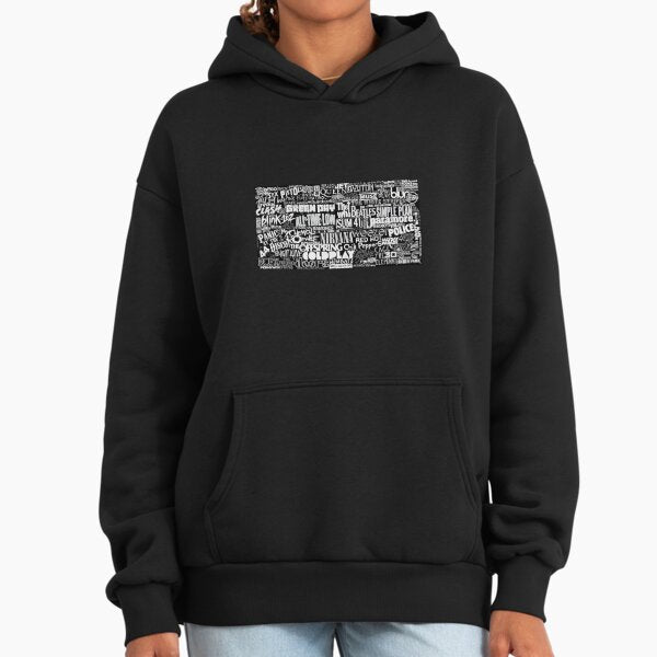 Band Name Collage Hoodie