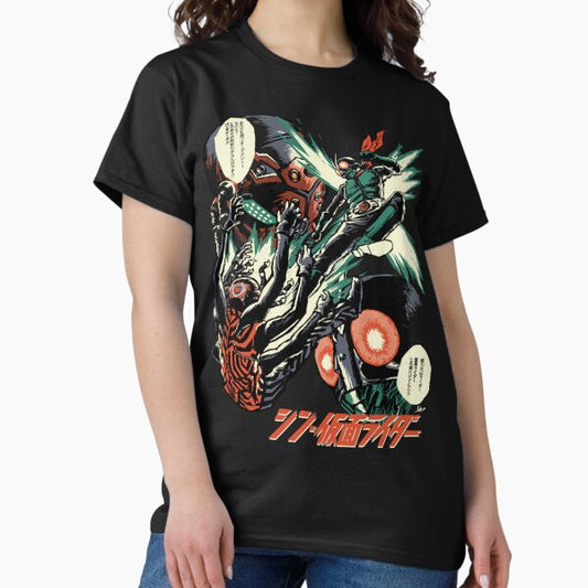 Batta X Aug - Shin Kamen Rider T-Shirt