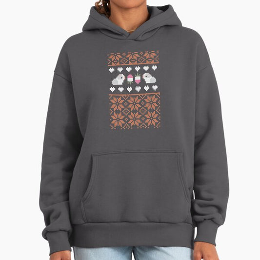 Guinea Pigs Christmas Sweater Pattern Hoodie