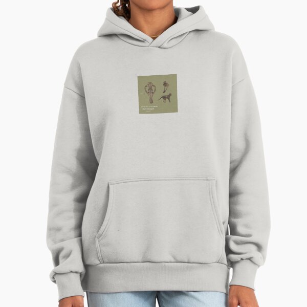 Thylacine - Tasmanian Tiger scientific Illustration Hoodie