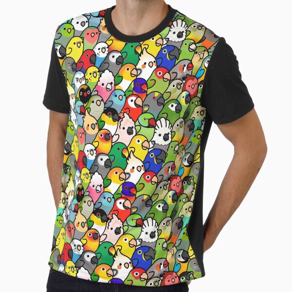 Everybirdy Pattern 2023 Graphic T-Shirt