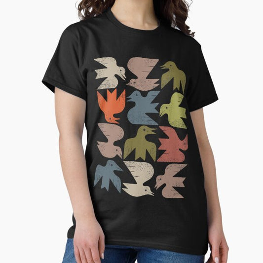 Midcentury Bird Grid T-Shirt