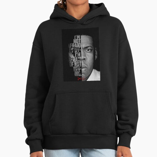 Black and white Jay Z quote Hoodie