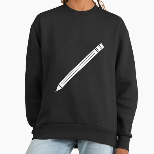 White Just a Pencil Back to school supplies tshirt Sweatshirt