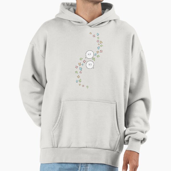 Heartstopper leaves and HI (White background) Hoodie