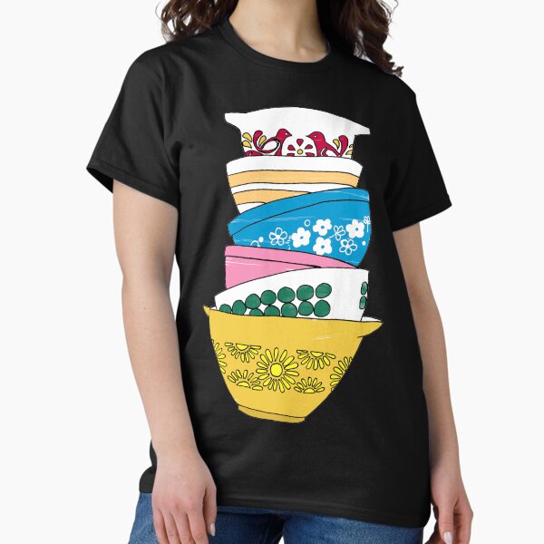 Pyrex pretties vintage glass kitchenware T-Shirt