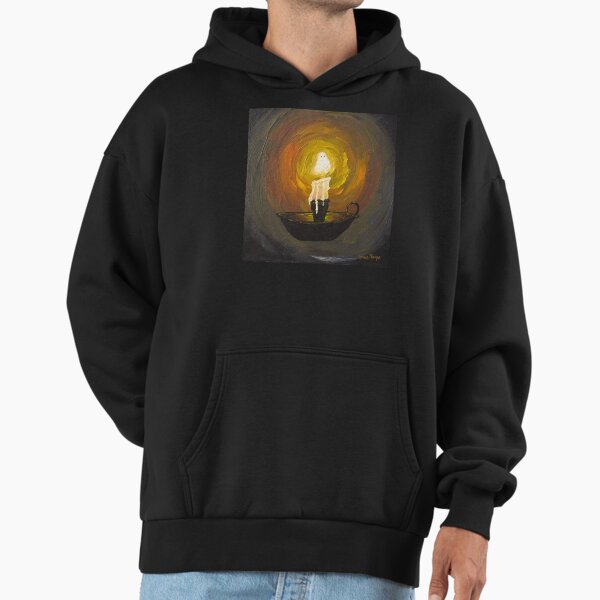 Candle Flame Ghost Acrylic Painting Hoodie