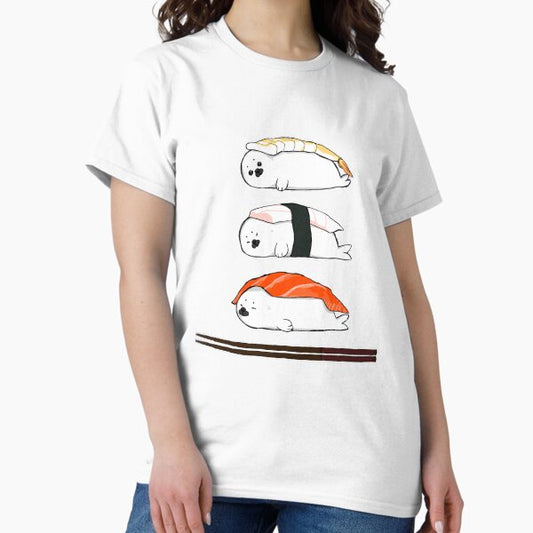 Nigiri, except it's baby Harp Seals T-Shirt