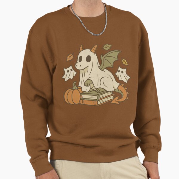 Ghost Dragon Retro Halloween Spooky Sweatshirt
