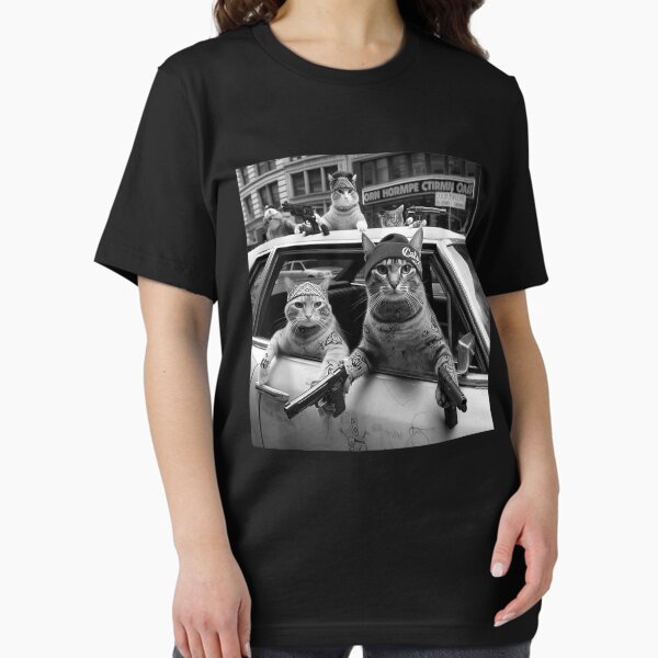 Funny Gangster Cats Street T-Shirt