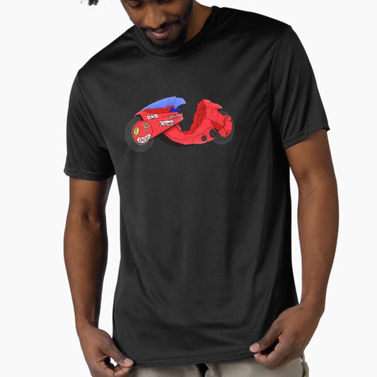 AKIRA KANEDA BIKE CUTOUT Active T-Shirt