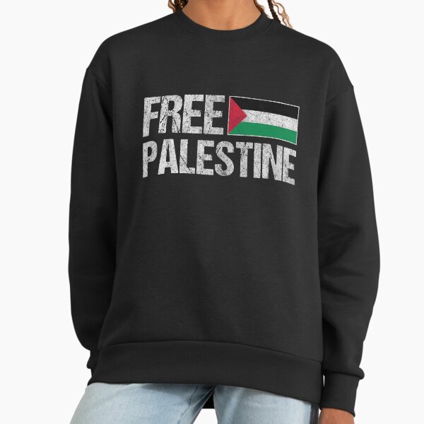 Free Palestine Gaza Palestinian Flag Support Sweatshirt