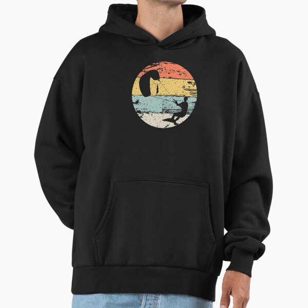 Kite Boarding Kiteboarder Retro Vintage Look Gift Hoodie