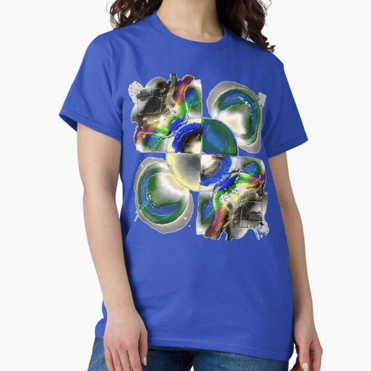 Emotional drips dark electrize 7 colorful geometric design T-Shirt
