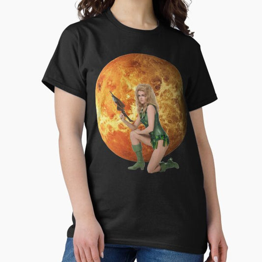 Sci Fi Barbarella Travels to Venus T-Shirt