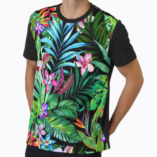 Tropical Fest Graphic T-Shirt