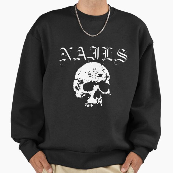 Nails, Hardcore Punk Band, White Sweatshirt