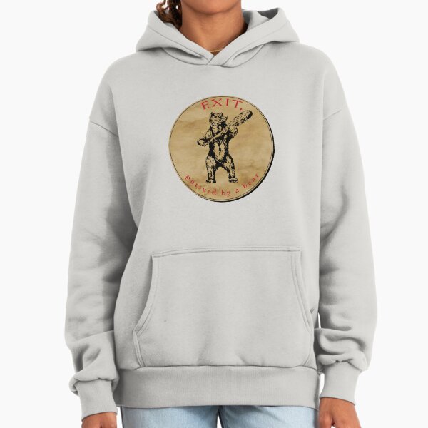 Shakespeare's "Exit, pursued by a bear" stage direction from A Winter's Tale Hoodie