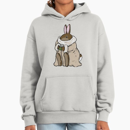 Comfy hot chocolate bunny Hoodie