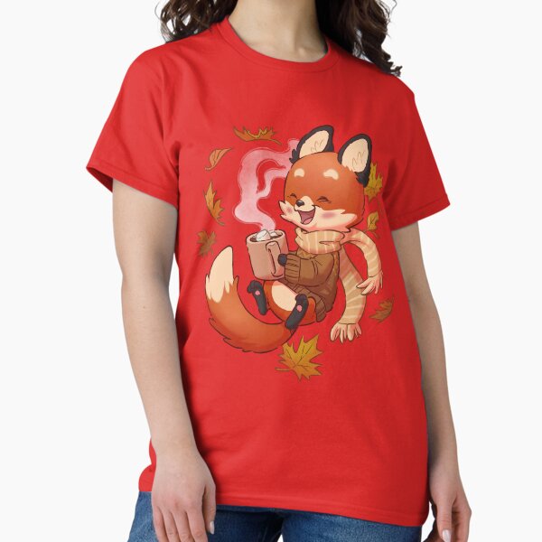 Cozy Fox Fall T-Shirt