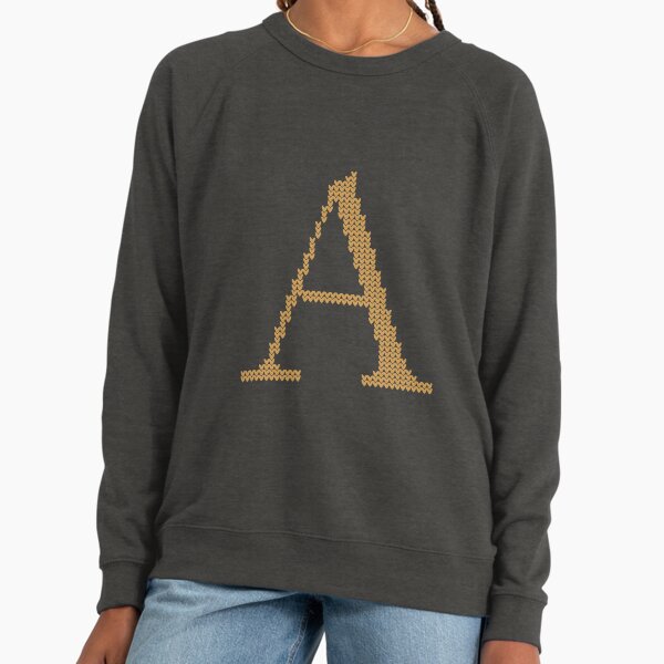 Weasley Sweater Letter A Lightweight Sweatshirt