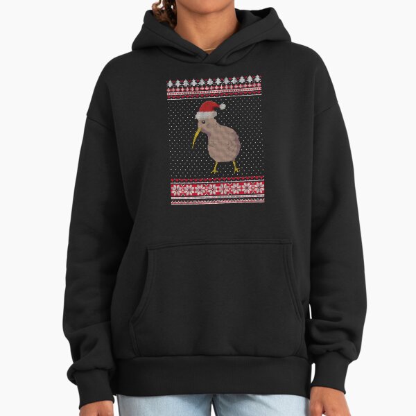 New Zealand Kiwi Bird Ugly Christmas Sweater Winter Gift Santa Cap Hoodie