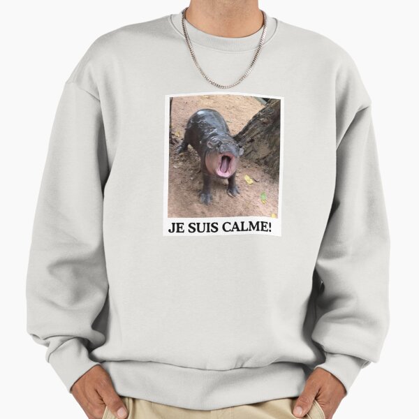 Moo Deng - JE SUIS CALME Sweatshirt