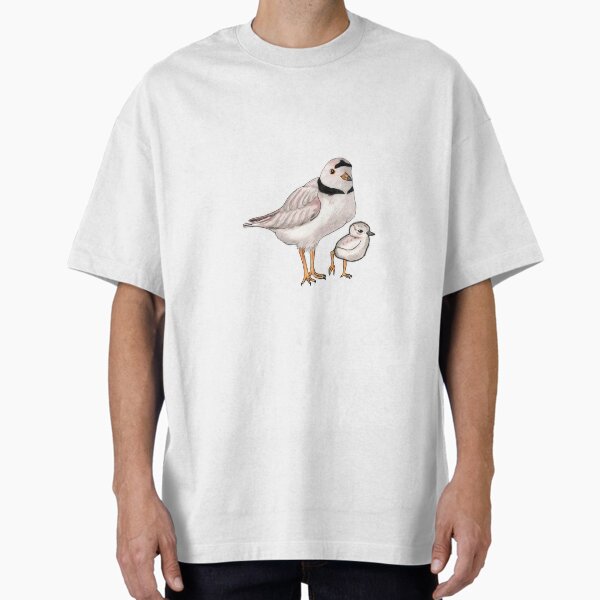 Piping Plover with Chick T-Shirt