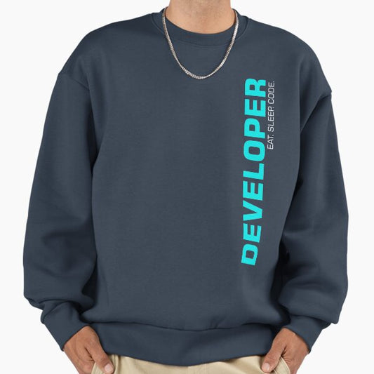 Eat Sleep Code Repeat Developer Programmer Sweatshirt