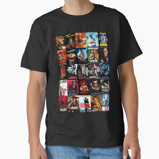 1980s Action Movie Classics T-Shirt