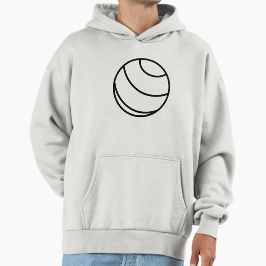 Simple white Yoga Ball exercise Hoodie