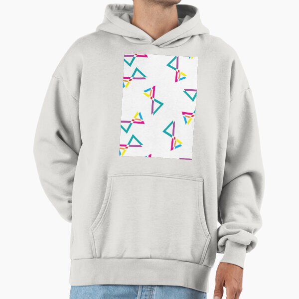 Patterns, geometric shapes, candy, hourglasses, infinity. Hoodie