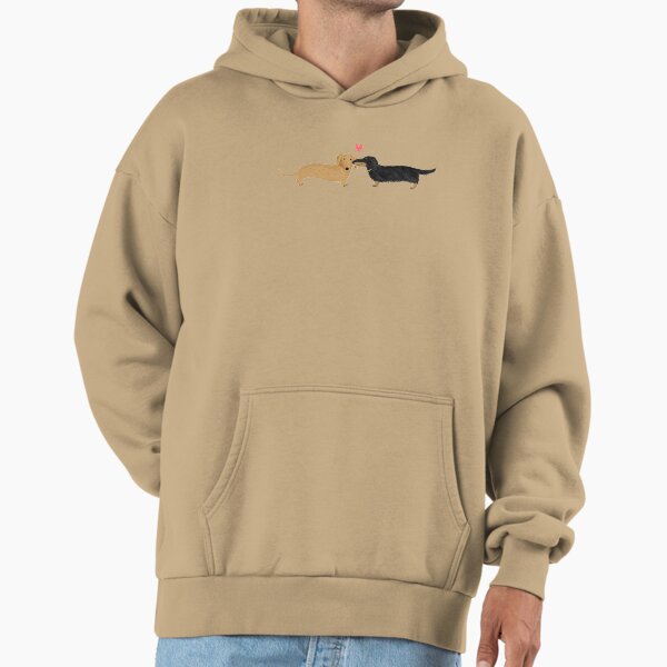 Dachshunds Love Dogs with Heart Cute Wiener Dogs Hoodie